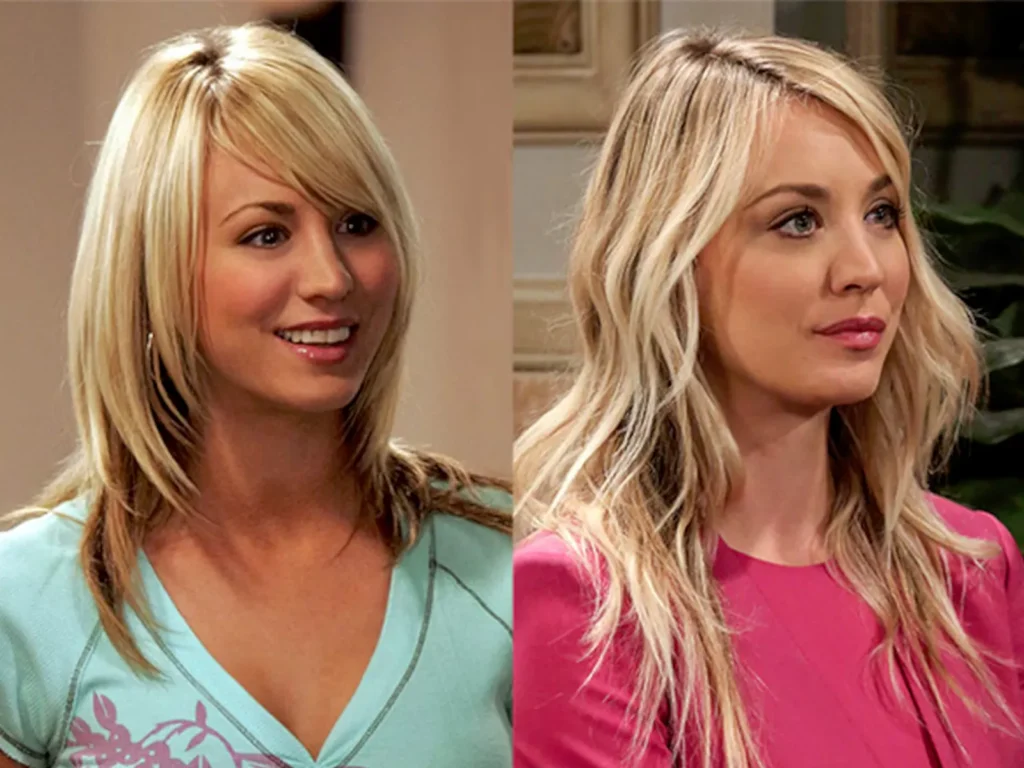 Kaley Cuoco before after nose job